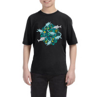 Swimming With Plesiosaurs - Cute Prehistoric Animal Design Youth Tee | Artistshot