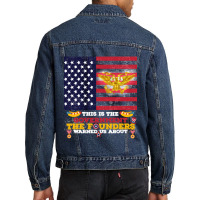 This Is The Government The Founders Warned Us About, Funny Usa Politic Men Denim Jacket | Artistshot