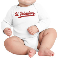 Saint Petersburg Russia Vintage Sports Graphic T Shirt Long Sleeve Baby Bodysuit | Artistshot