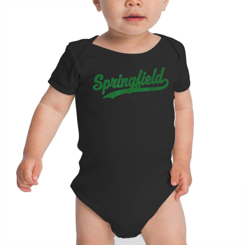 Springfield Massachusetts Ma Vintage Sports Graphic T Shirt Baby Bodysuit | Artistshot