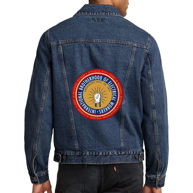 Ibew Electrician Men Denim Jacket by MichaelSchales | Artistshot