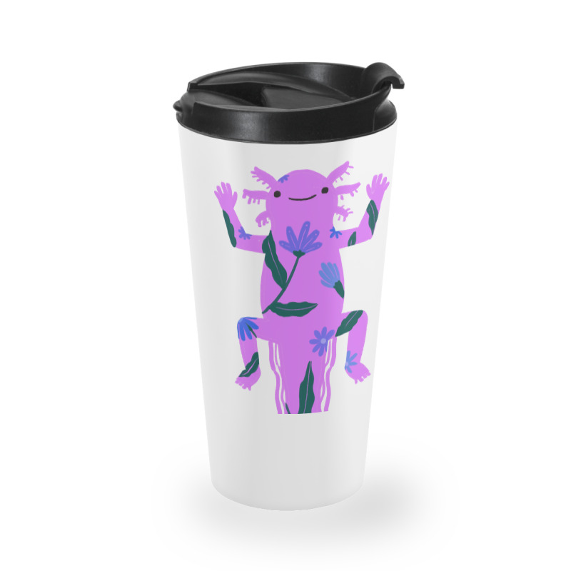 I Love My Pink Axolotl Travel Mug | Artistshot