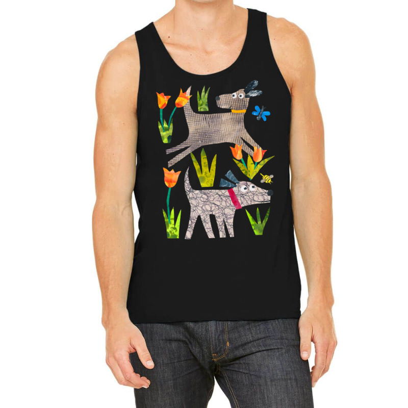 Dogs In The Park Tank Top by Crews Micki | Artistshot