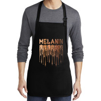 Drippin Melanin For Women Pride  Gifts Black History Month Medium-length Apron | Artistshot