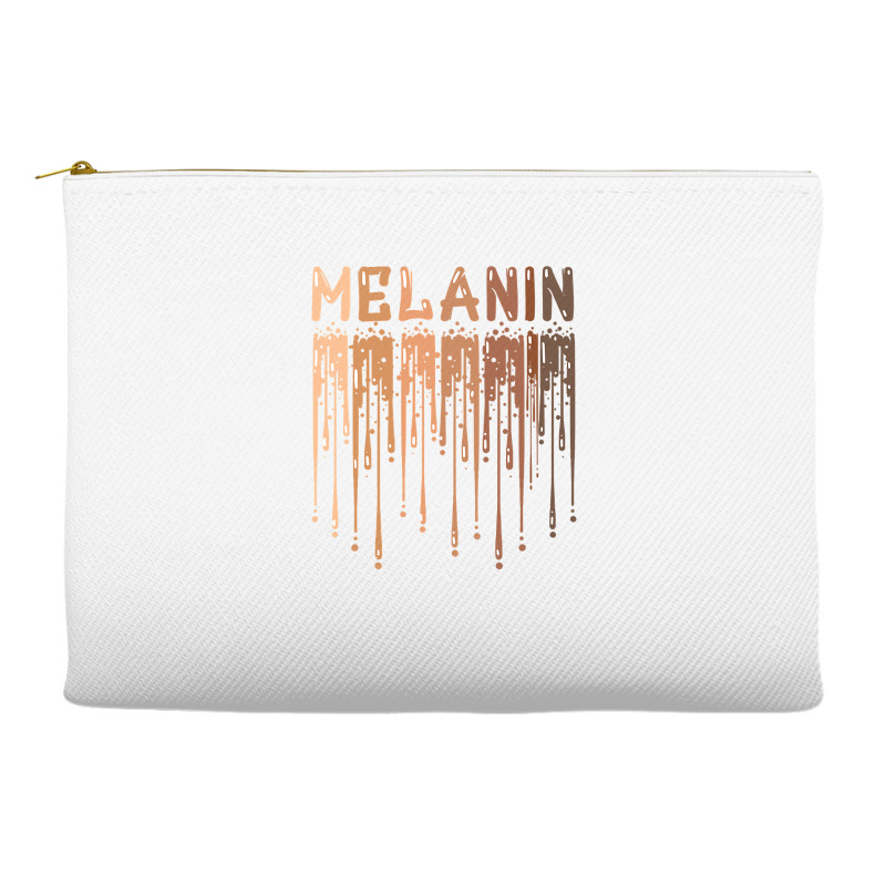 Drippin Melanin For Women Pride  Gifts Black History Month Accessory Pouches | Artistshot