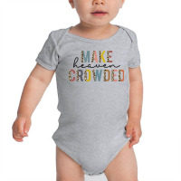 Make Heaven Crowded Jesus Religious Christian Leopard Women Baby Bodysuit | Artistshot