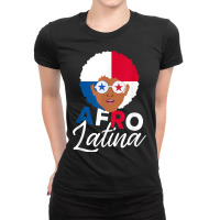 Afro Latina Shirt Women Panama - Panamanian Pride Gift Ladies Fitted T-shirt | Artistshot