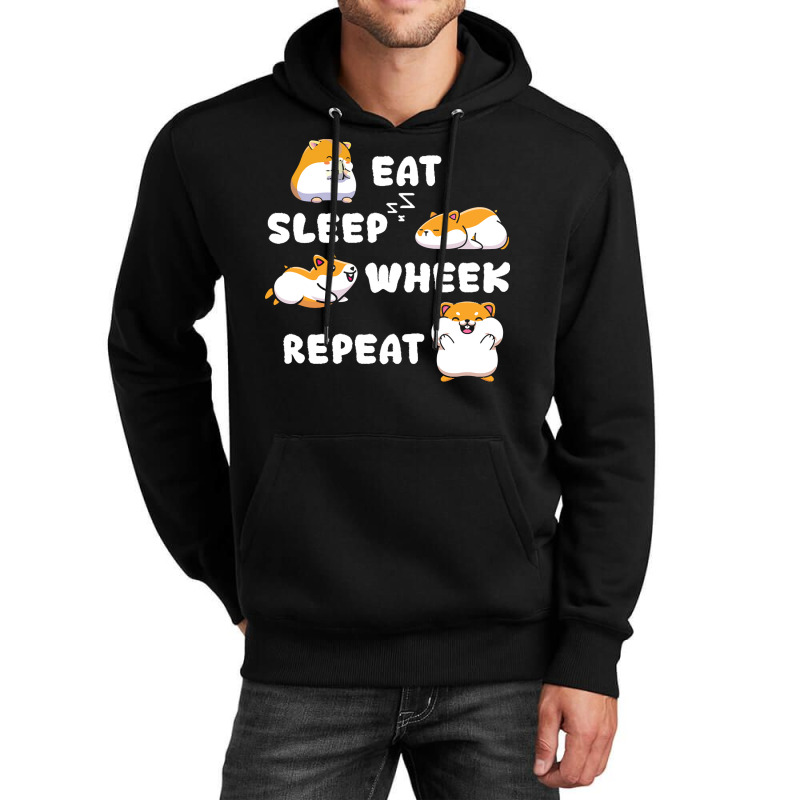 Guinea Pig T  Shirt Eat Sleep Wheek Guinea Pig Rodent Cavies Cavy Pet Unisex Hoodie | Artistshot