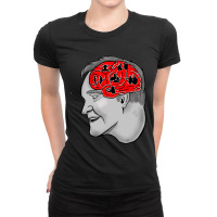 The Brain Of Tarantino Ladies Fitted T-shirt | Artistshot