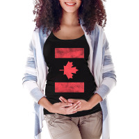 Canada  Awesome Flag Maternity Scoop Neck T-shirt | Artistshot