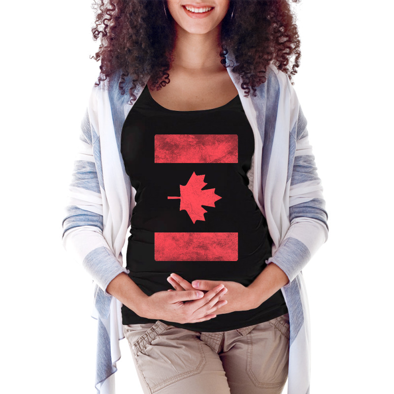 Canada  Awesome Flag Maternity Scoop Neck T-shirt by Box Bingham | Artistshot