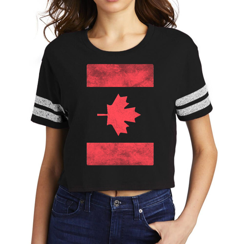 Canada  Awesome Flag Scorecard Crop Tee by Box Bingham | Artistshot