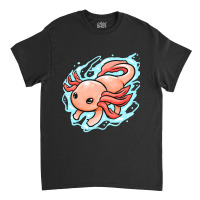 Kawaii - Mexican Sea Life - A Swimming Axolotl Classic T-shirt | Artistshot