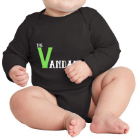 The Vandals Green And White Long Sleeve Baby Bodysuit | Artistshot