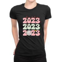 Goodbye 2022 Hello 2023 Happy New Year Funny Christmas Xmas Ladies Fitted T-shirt | Artistshot