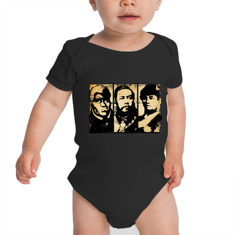 Hawaiian Kingdom King Kamehameha, King Kalakaua, Queen Liliuokalani By Baby Bodysuit | Artistshot