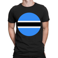 Flag Of Botswana .black T-shirt | Artistshot