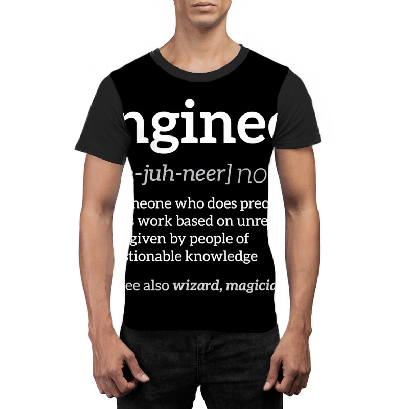 Engineer Definition Funny Civil Engineering Major Gag Gift Graphic T-shirt by ScottArtist | Artistshot