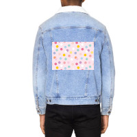 Cute Pastel Dots Unisex Sherpa-lined Denim Jacket | Artistshot