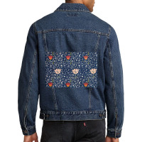 Flowers Pattern Men Denim Jacket | Artistshot