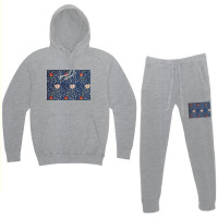 Flowers Pattern Hoodie & Jogger Set | Artistshot