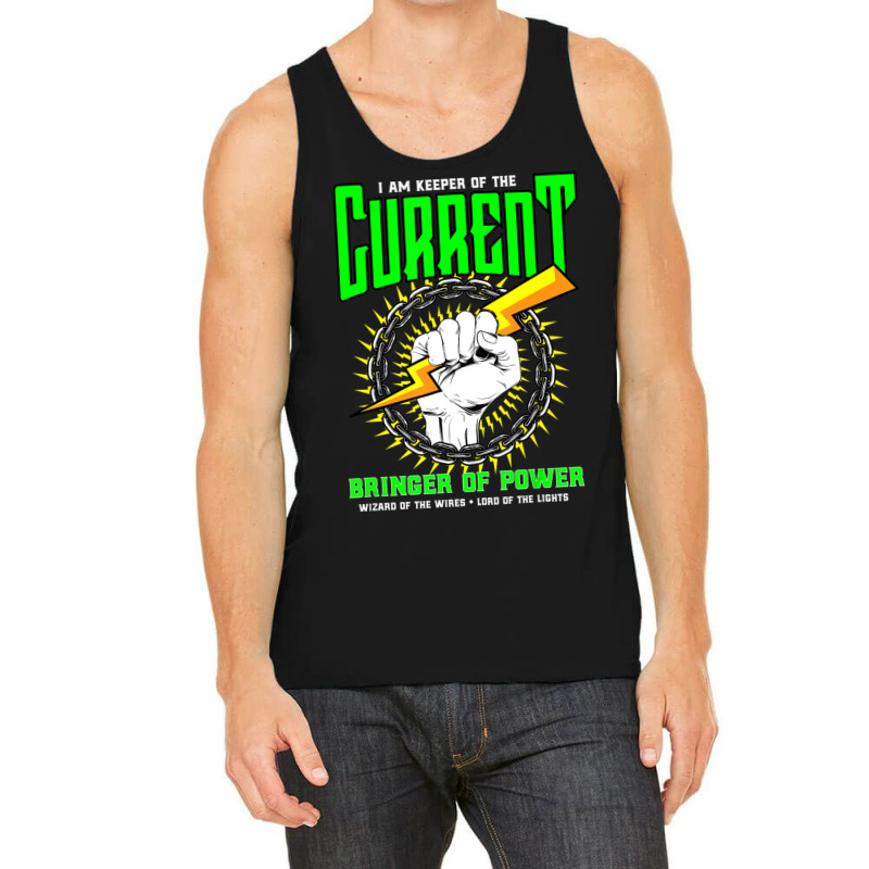 Funny Electrician Gift Electrical Engineer Lineman Tank Top by DangDuy | Artistshot