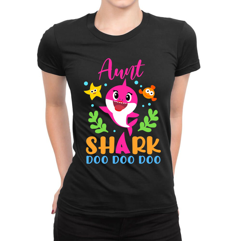 Aunt   Aunt  Lover Family Mors Day Ladies Fitted T-Shirt by HANANELArtist | Artistshot