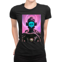 Futuristic Android Robot Ea72b9 Ladies Fitted T-shirt | Artistshot