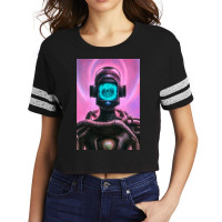 Futuristic Android Robot Ea72b9 Scorecard Crop Tee | Artistshot