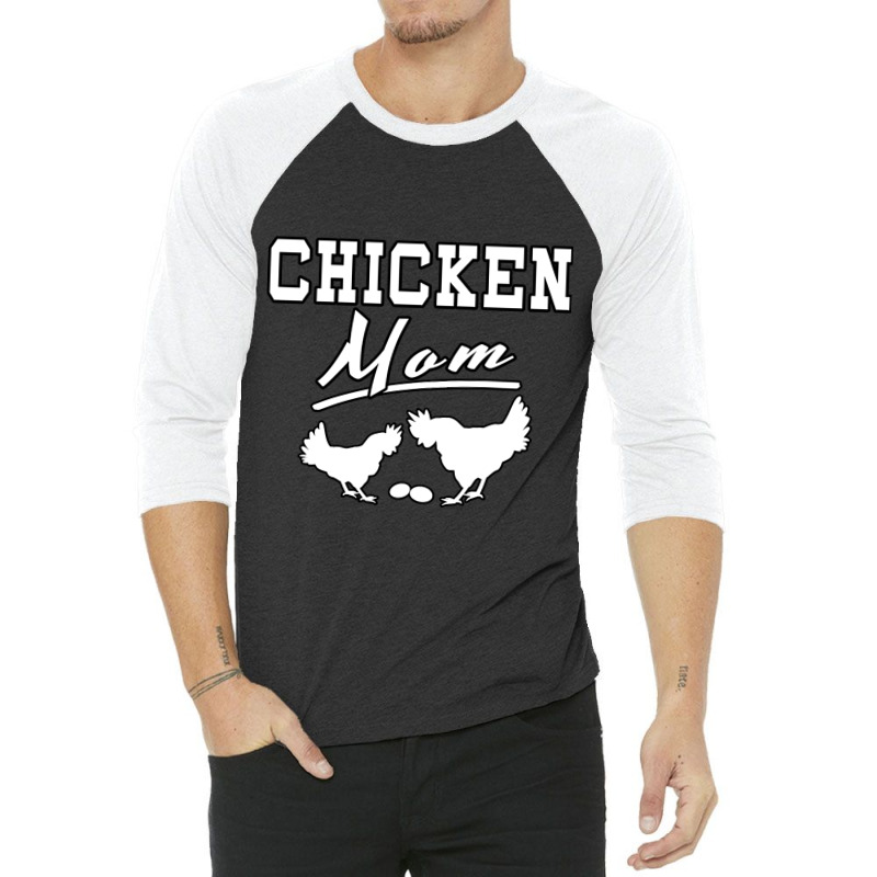 Chicken Mom-8jyfn 3/4 Sleeve Shirt | Artistshot