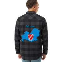 Molise Flag Map, Italy, Italian Region. Flannel Shirt | Artistshot