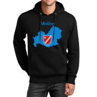 Molise Flag Map, Italy, Italian Region. Unisex Hoodie | Artistshot