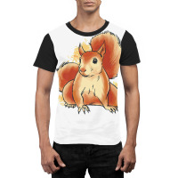 Cute Watercolor Squirrel For Squirrel Colorful Pop Art Style Graphic T-shirt | Artistshot