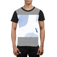 Patterned Blue Background Graphic T-shirt | Artistshot