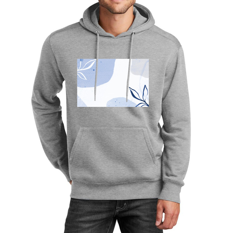 Patterned Blue Background Unisex Hoodie by ElaineABernard | Artistshot