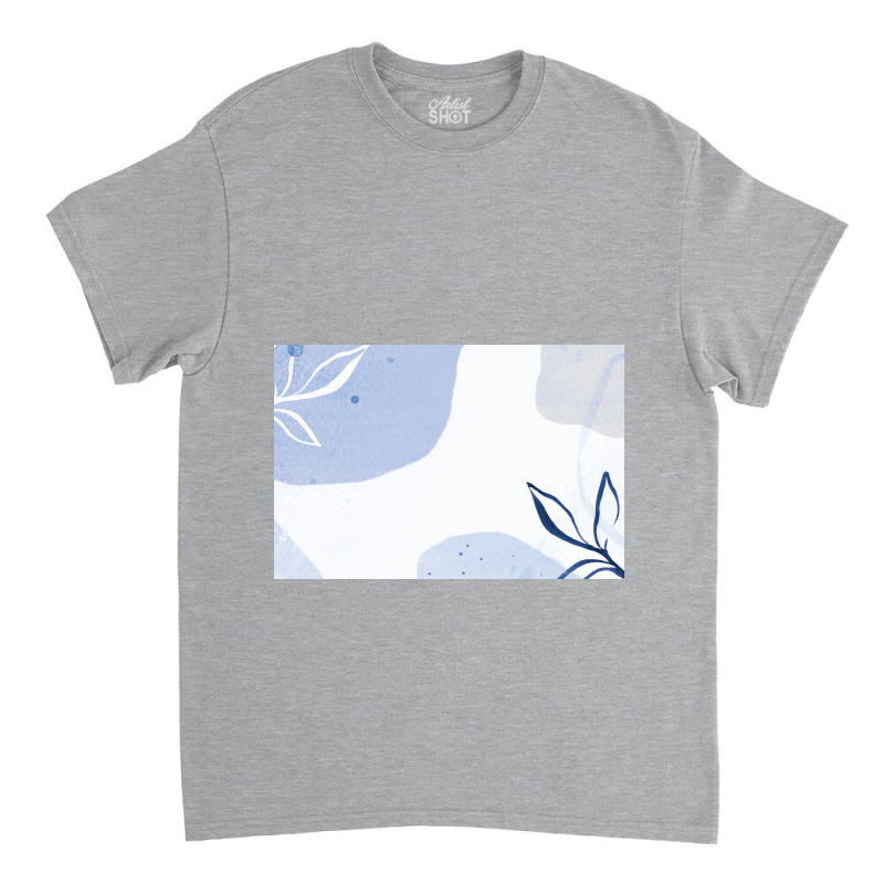 Patterned Blue Background Classic T-shirt by ElaineABernard | Artistshot