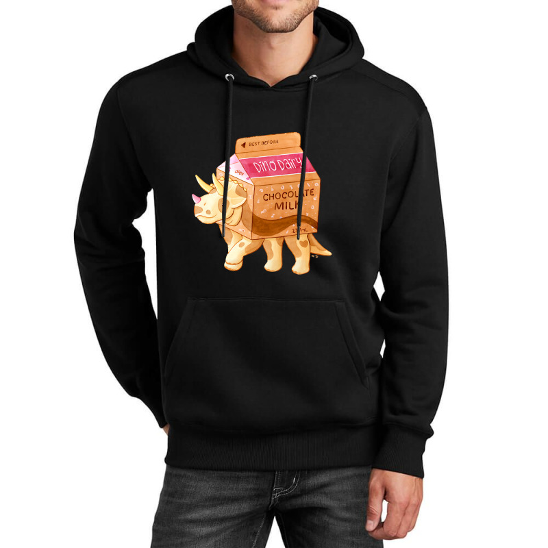 Chocolate Milk Trike Dessert Dino Unisex Hoodie by Box Bingham | Artistshot