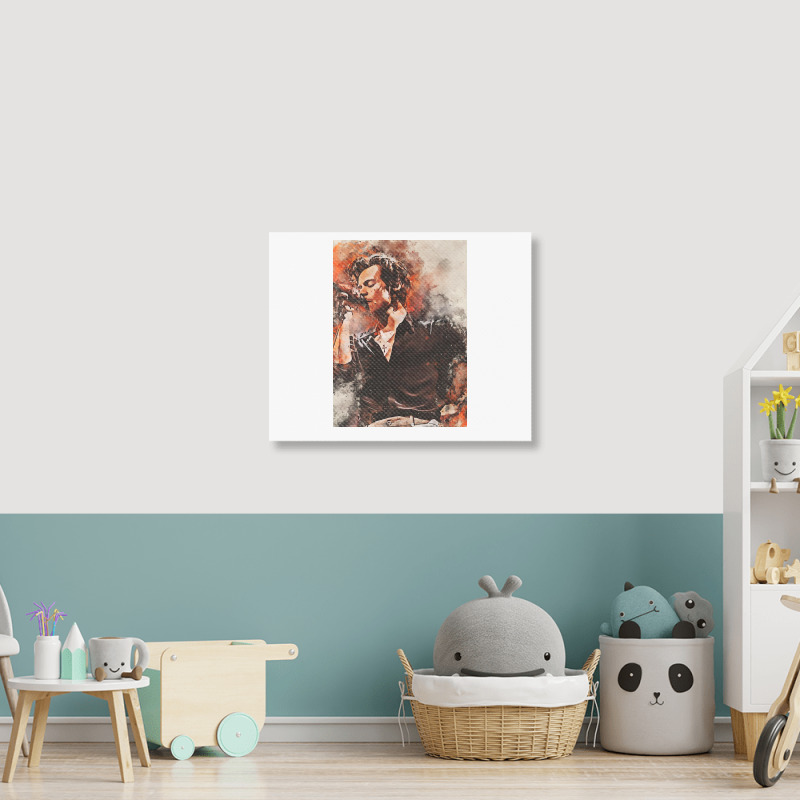 H. Styles Singer Landscape Canvas Print | Artistshot