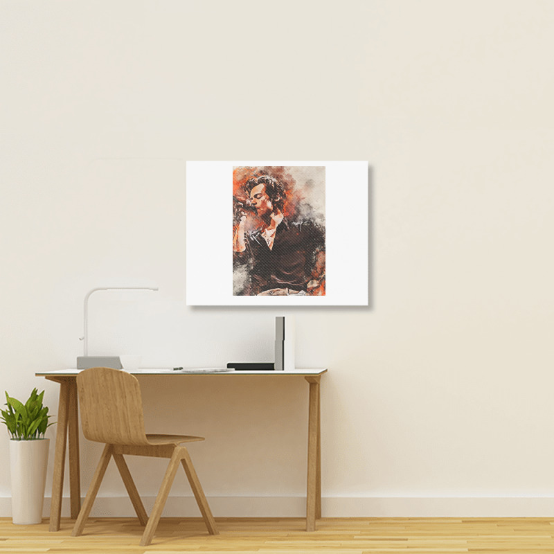 H. Styles Singer Landscape Canvas Print | Artistshot