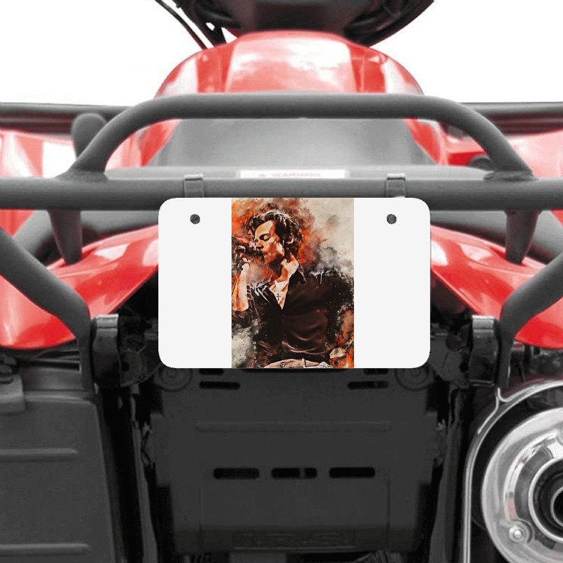 H. Styles Singer Atv License Plate | Artistshot