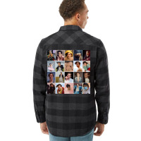 H. Styles Aesthetic Wall Collage Flannel Shirt | Artistshot