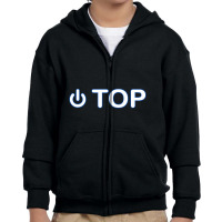 Power Top Youth Zipper Hoodie | Artistshot