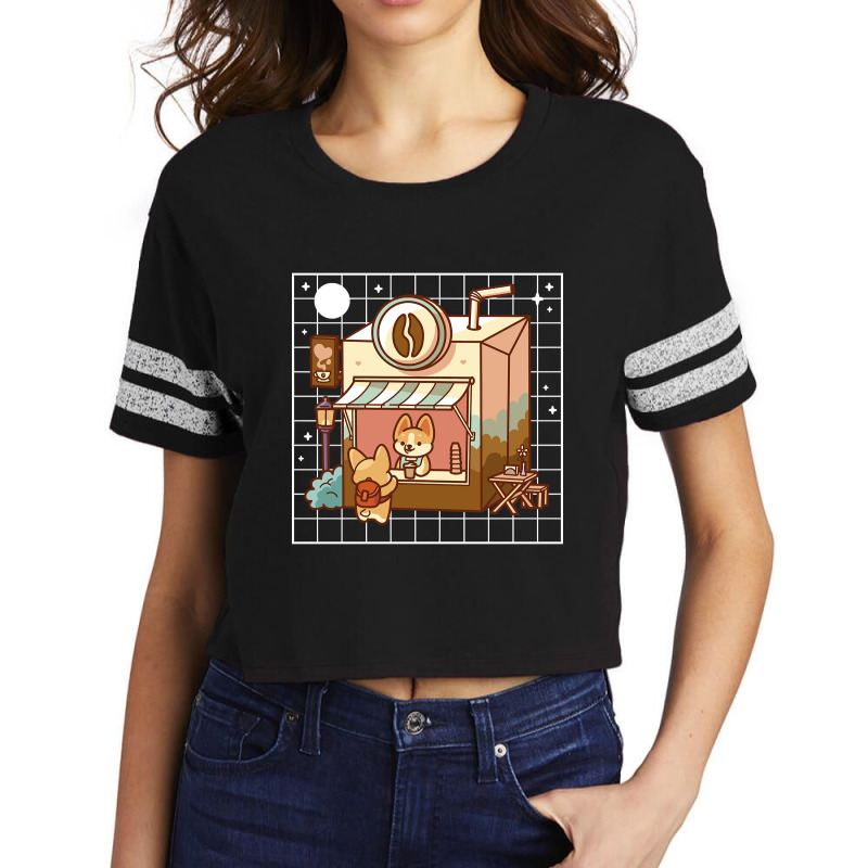 Kawaii Coffee Shop Scorecard Crop Tee by Ledford Leslie | Artistshot