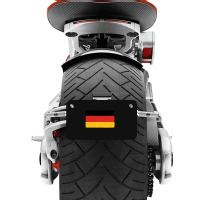 Germany Grunge Flag Motorcycle License Plate | Artistshot