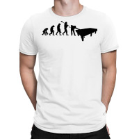 Billiard Evolution Snooker Pool Chalk Billiard Player Queue T Shirt T-shirt | Artistshot