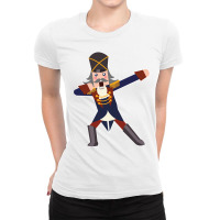 Dabbing Nutcracker Christmas Kids Dab Dance Gift Xmas Ladies Fitted T-shirt | Artistshot