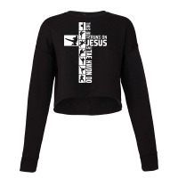 This Boy Runs On Jesus And Tae Kwon Do For Dark Cropped Sweater | Artistshot