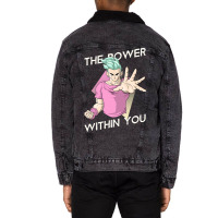 The Power Within You Unisex Sherpa-lined Denim Jacket | Artistshot