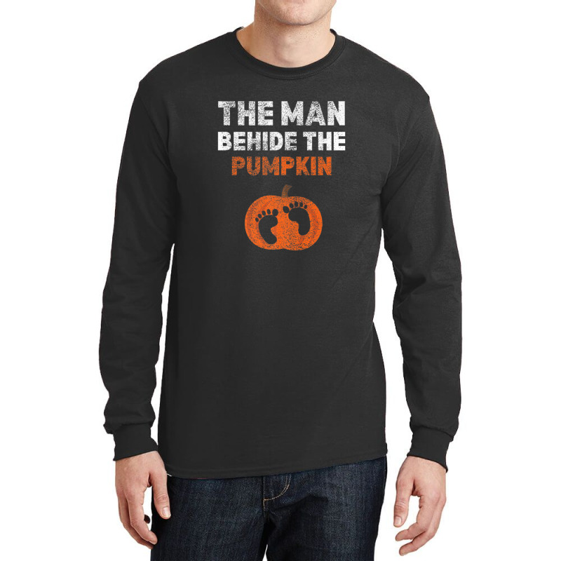 Halloween Pregnancy Shirt For Men Expecting Pumpkin Costume Long Sleeve Shirts | Artistshot