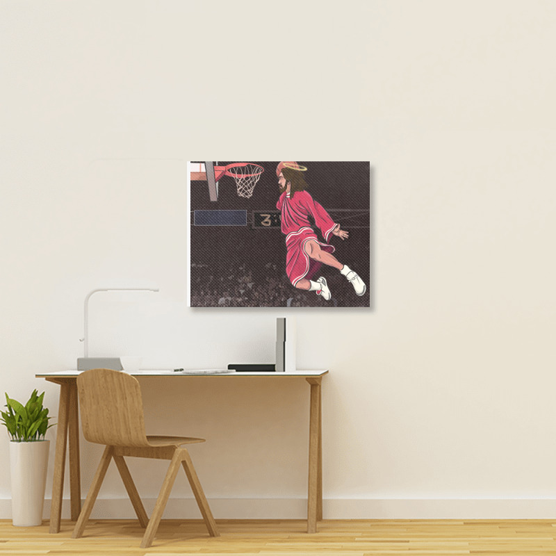 Could Jesus Ball Poster Landscape Canvas Print | Artistshot